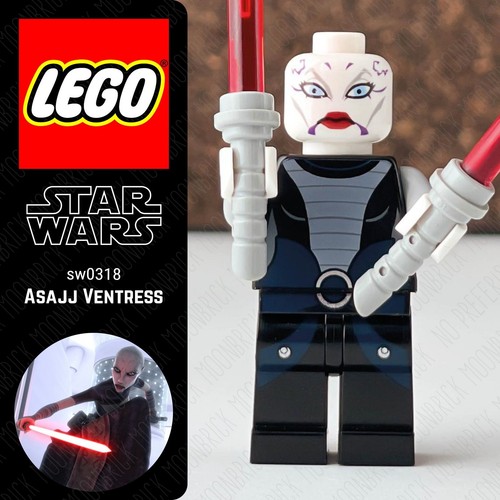 Lego asajj ventress minifigur - asajj,